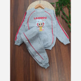 بلوز شلوار دخترانه داخل کرکی طرح لبوبو سایز 40 تا 55