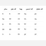 بلوز شلوار جین دخترانه مدل دورس و شلوار بگ سایز 40 تا 60