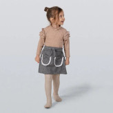 زیر سارافونی دخترانه یقه سه سانتی نخ پنبه سایز 1 تا 4 سال